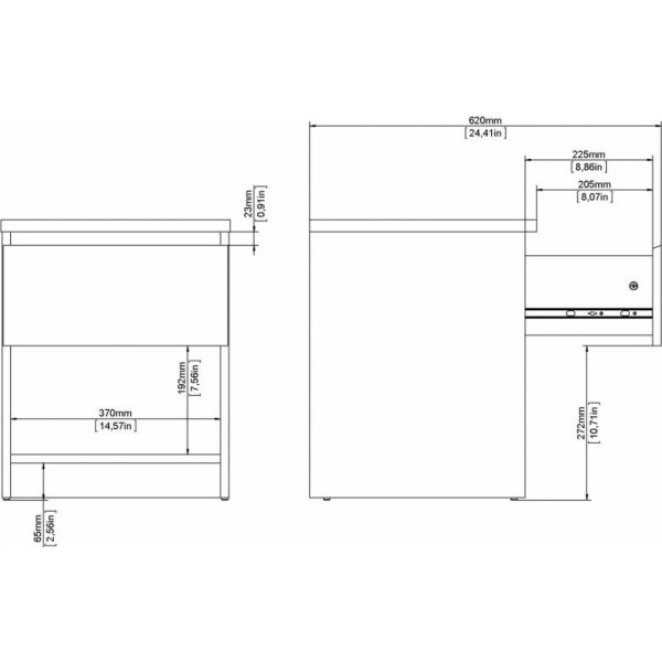 Naia y�p�yt� 1 - valkoinen