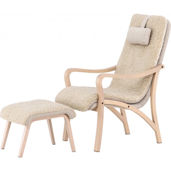 Fårö lepotuoli - ruskea Fårö lepotuoli - ruskea