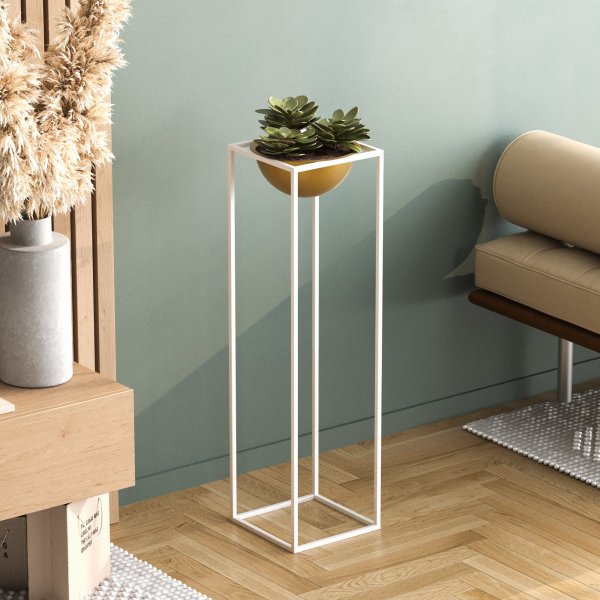 Plato 20 potti - Valkoinen/kulta Plato 20 potti - Valkoinen/kulta