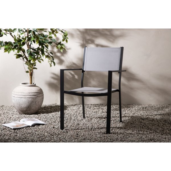 Copacabana ruokapöydän tuoli - musta/harmaa Copacabana ruokapöydän tuoli - musta/harmaa