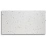 Terrazzo-sohvapyt 75x75 cm - Bianco Terrazzo & Kromattu Star-runko