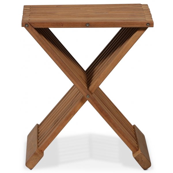 Salt taitettava sivupyt tiikkipuuta