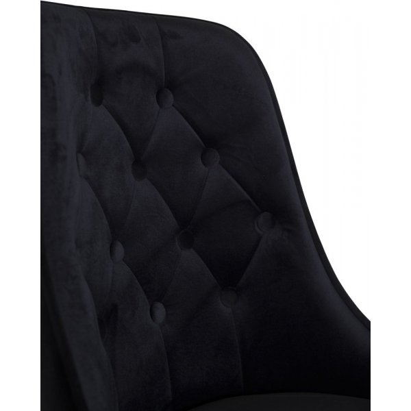 Zeus tuoli - Musta sametti Zeus tuoli - Musta sametti