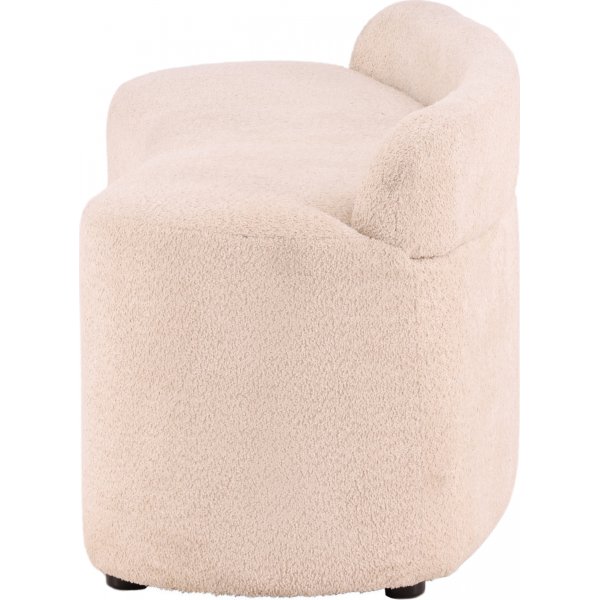 Pocatello 2 istuttava sohva - valkoinen Pocatello 2 istuttava sohva - valkoinen