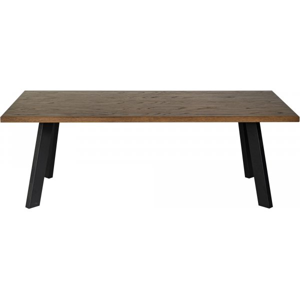 Freddy pitknomainen sohvapyt ruskeaa ljytty tammea - 130x65 cm