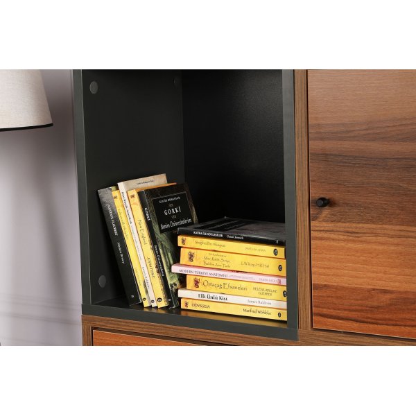 Bengo-kirjahylly - p�hkin�/antrasiitti/keltainen