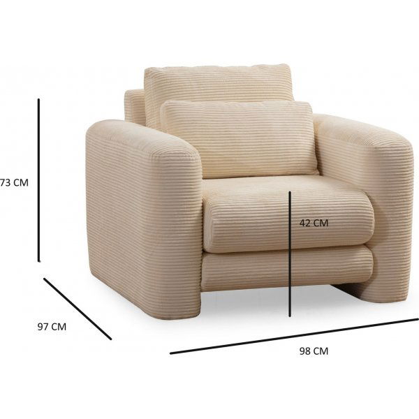 Suzy nojatuoli - beige