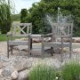 Europe-puutarhapenkki vlipydll - Loveseat - harmaa