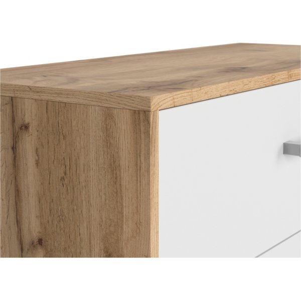 Matos lipasto 80 cm - Wotan tammi/valkoinen Matos lipasto 80 cm - Wotan tammi/valkoinen