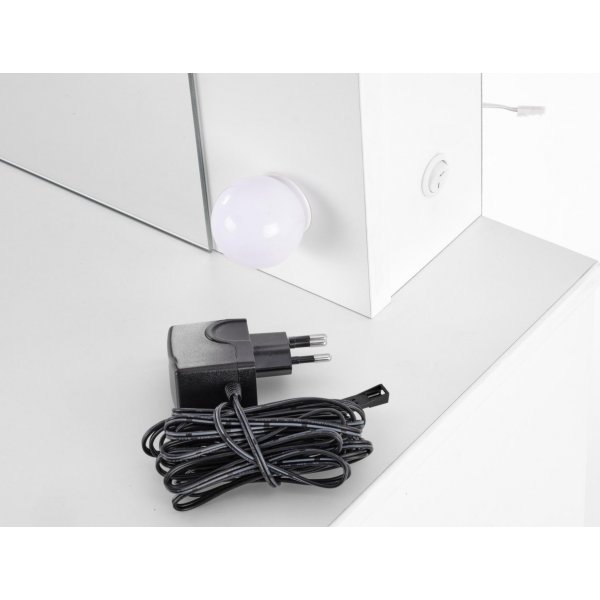 Facada valkoinen peilipöytä valaistuksella 94 x 43 cm Facada valkoinen peilipöytä valaistuksella 94 x 43 cm