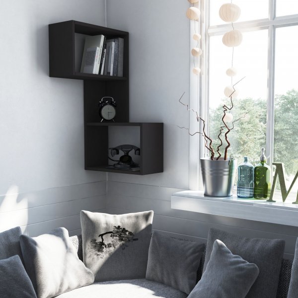 Osaseinähylly - antrasiitti Osaseinähylly - antrasiitti