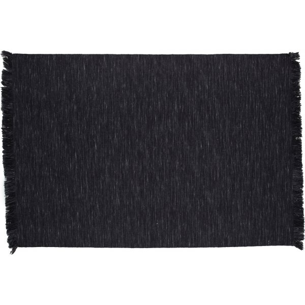 Elton flatwoven villamatto - musta Elton flatwoven villamatto - musta