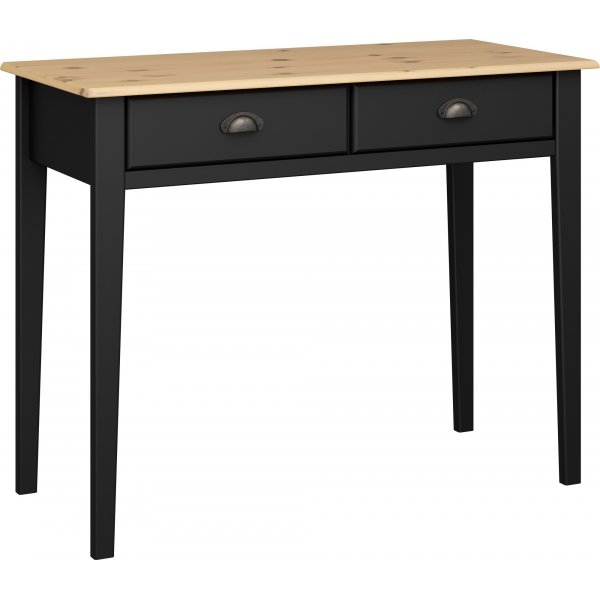 Nola kirjoituspyt 95 x 45 cm - Musta/beige