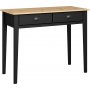 Nola kirjoituspyt 95 x 45 cm - Musta/beige