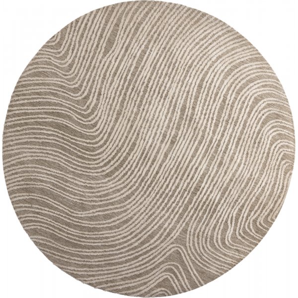 Keskikokoinen matto 200 cm - Beige/valkoinen
