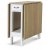 Signum Knock Table - valkoinen/tammi