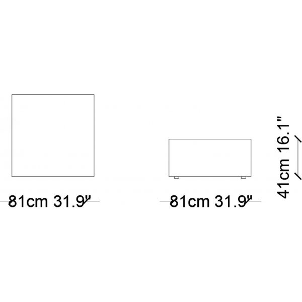 Castella pouf - antrasiitti