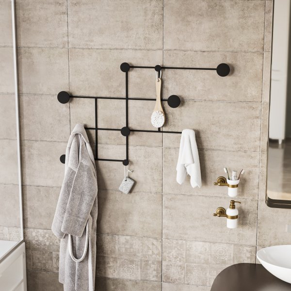 Fatara vaateripustin - musta Fatara vaateripustin - musta