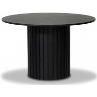 PiPi pyöreä ruokapöytä Ø120 cm - Mustaksi petsattu puu