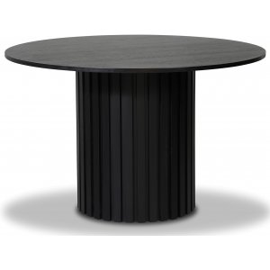PiPi pyöreä ruokapöytä Ø120 cm - Mustaksi petsattu puu
