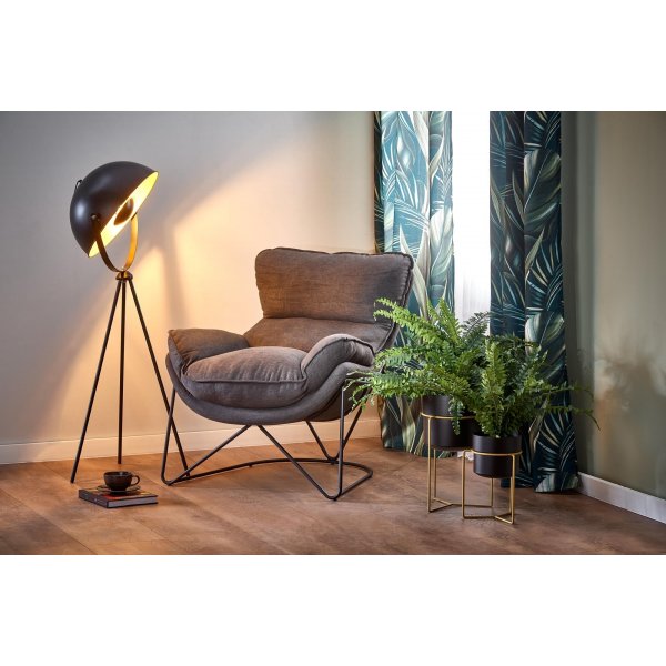 Gereon nojatuoli - harmaa