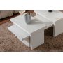 Sanctuary sohvapyt 110 x 45 cm - Valkoinen puu