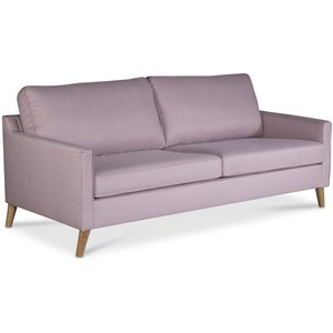 Blues 2-istuttava sohva - vaaleanpunainen / tammi