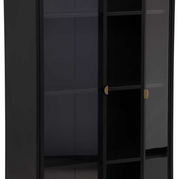 Alexanderin vitriinikaappi - musta