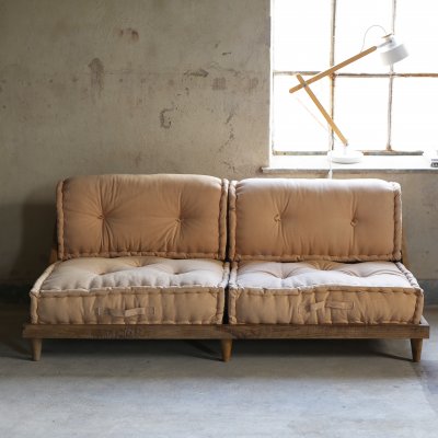 Heriya vaaleanpunainen 2-istuttava sohva