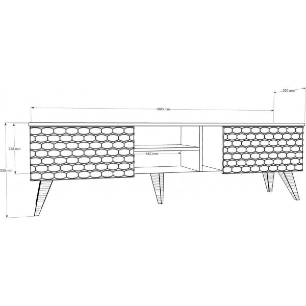 Munavliainepenkki - Valkoinen/phkin