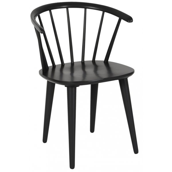 Smokey ruokailuryhmä, pyöreä ruokapöytä 4 Dalsland-runkoisella tuolilla - Harmaaksi petsattu tammi/musta Smokey ruokailuryhmä, pyöreä ruokapöytä 4 Dalsland-runkoisella tuolilla - Harmaaksi petsattu tammi/musta