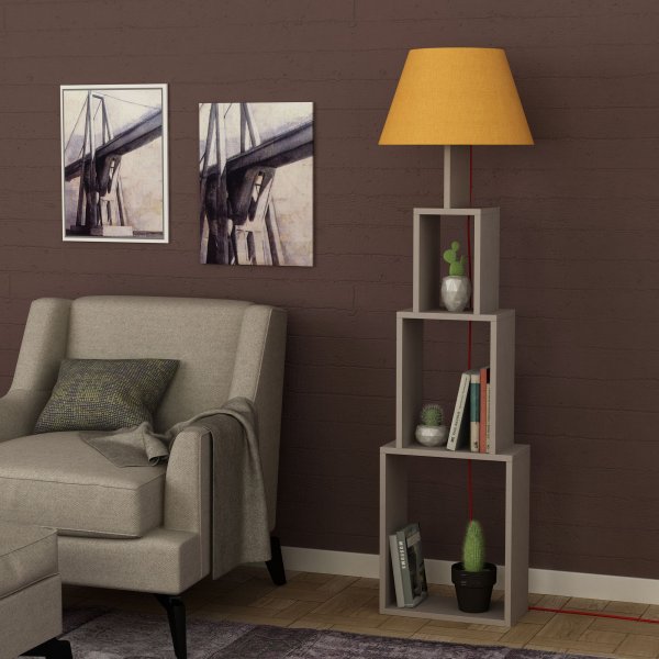 Tornilattiavalaisin - Vaalea mokkanahka/keltainen