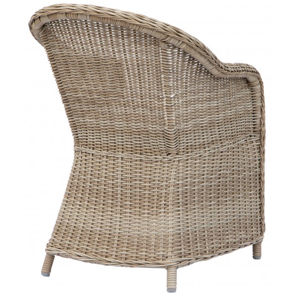 Ulkoryhm: 8 tuolia ja ruokapyt 230 x 100 cm rottinki - Menton/Mercury