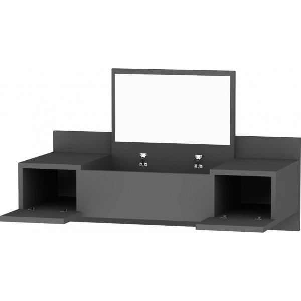 Zakkum peilipöytä 100 x 39 cm - Antrasiitti Zakkum peilipöytä 100 x 39 cm - Antrasiitti