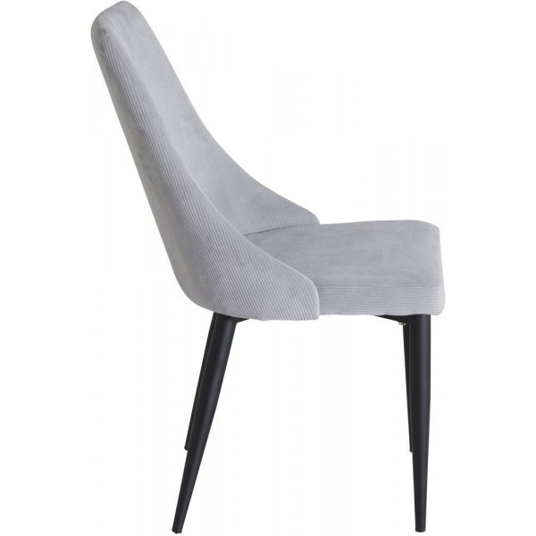 Laila tuoli - Musta / vaaleanharmaa Manchester Laila tuoli - Musta / vaaleanharmaa Manchester