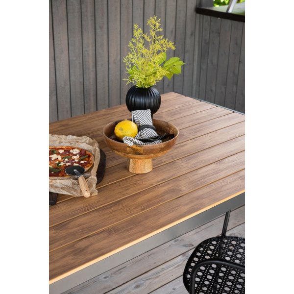 Break ruokapyt 150 x 90 cm - Ruskea/Musta