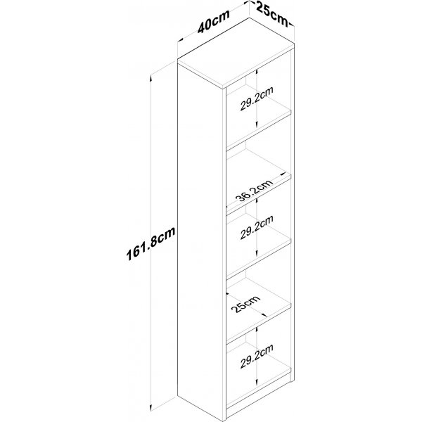 Hector kirjahylly 11 - Antrasiitti Hector kirjahylly 11 - Antrasiitti