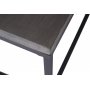 Betoninen sohvapyt 90 cm - Musta