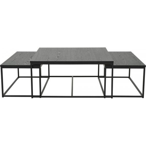 Natalie sohvap�yt�setti 90x90 | 85x44 cm - musta