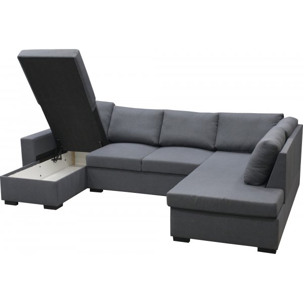 Solna U-sohva 304 cm - Vasen + Huonekalujen tahranpoistoaine