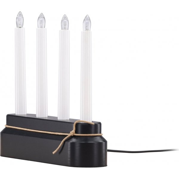 Näsfjället kynttilänjalka - musta/valkoinen Näsfjället kynttilänjalka - musta/valkoinen