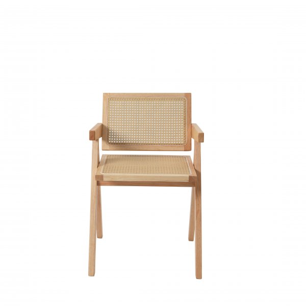 Anna-nojatuoli - Luonnonvärinen, rottinki istuimessa ja selkänojassa Anna-nojatuoli - Luonnonvärinen, rottinki istuimessa ja selkänojassa