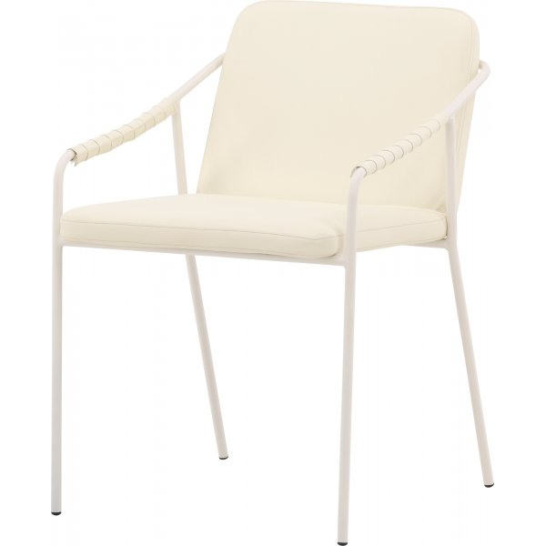 Kierretty ruokatuoli - beige