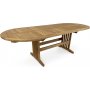 Ulkoruokailuryhm: Salt soikea ruokapyt 180-240 cm ja 6 Salt tuolia - Teak