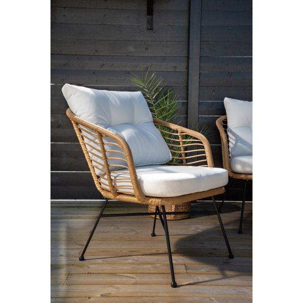 Viga sohvaryhmä - rottinki/valkoinen Viga sohvaryhmä - rottinki/valkoinen