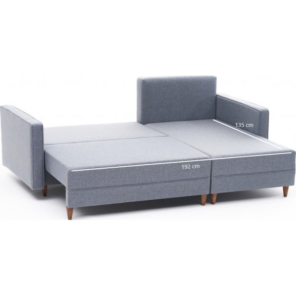 Aydam vuodesohva oikea - sininen Aydam vuodesohva oikea - sininen