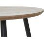 Aalst sohvapyt 55 cm - Musta/beige