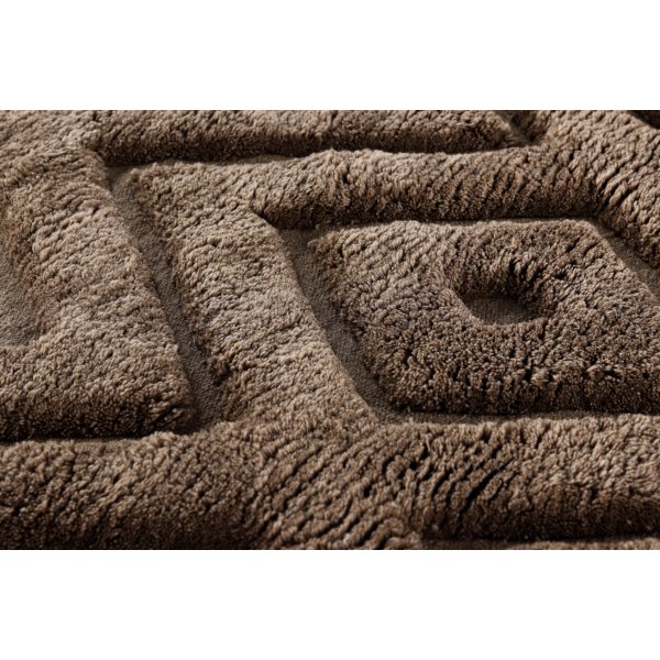 Dahlia-villamatto - Tummanruskea Dahlia-villamatto - Tummanruskea