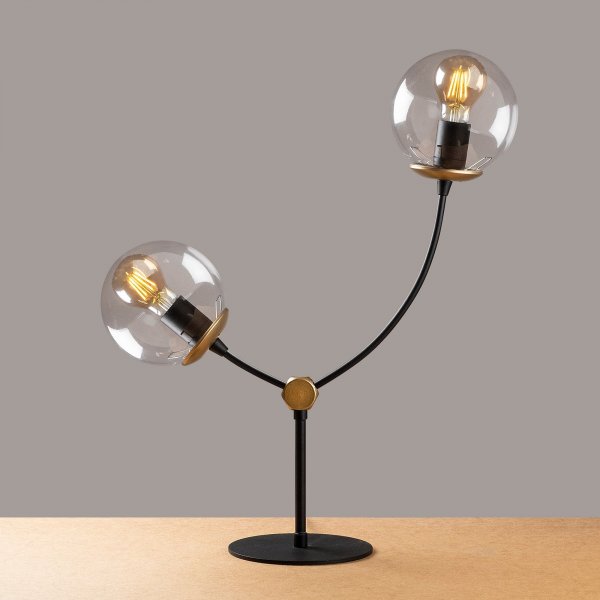 Chromozom-pöytävalaisin - musta Chromozom-pöytävalaisin - musta