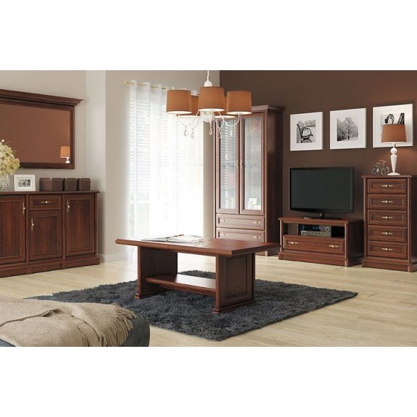 Forsbacka-vitriinikaappi - Kastanja Forsbacka-vitriinikaappi - Kastanja